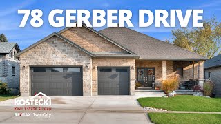 Sprawling Modern Bungalow  78 Gerber Drive  Milverton Real Estate Video [upl. by Kienan]