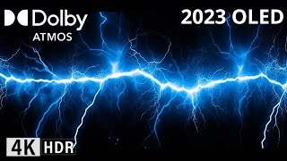 DOLBY ATMOS sound Design THUNDER STORM 4K HDR 60FPS Dolby Vision [upl. by Alyahs417]