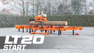 WoodMizer LT20START Walkthrough  Budget Sawmilling with Full Hydraulics  WoodMizer Europe [upl. by Phillips]