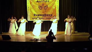 Agomoni 2023 South Indian Dance [upl. by Neroled]