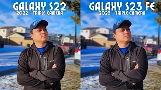 Galaxy S22 vs Galaxy S23 FE camera comparison The Ultimate Camera Test [upl. by Yart]