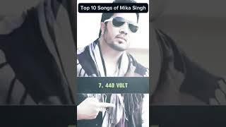 Top 10 Hit Songs of Mika Singh mikasinghsongs ytshorts trending viralshorts shorts [upl. by Ylrehc]