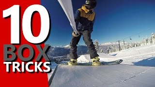 10 Snowboard Tricks to Learn on a Box [upl. by Clerk]