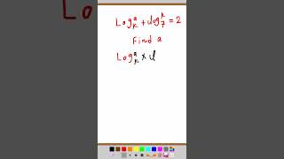 Logari explore اولمبيادالرياضيات shortvideo maths thmic اللوغارتيمات [upl. by Bhayani]