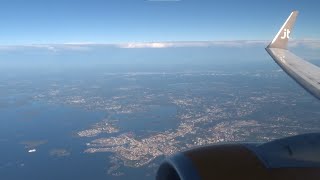 Jet Time Boeing 737700 takeoff from Helsinki with nice views [upl. by Mateusz]