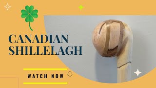 CANADIAN SHILLELAGH carving a walking stick [upl. by Warring]