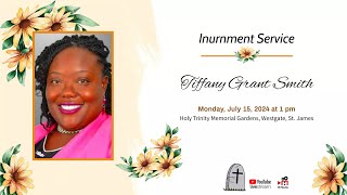 Inurnment Service for Tiffany Grant Smith [upl. by Leanatan]