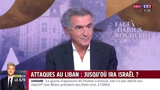 BernardHenri Lévy  LCI Face à Darius Rochebin  Liban Israël amp Palestine 24 septembre 2024 [upl. by Inah]