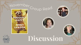 Furiously Happy by Jenny Lawson Discussion  Fall into Winter Readathon [upl. by Aritak]