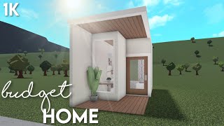 1k NoGamepass Budget Home  Bloxburg ROBLOX speedbuild [upl. by Animor360]