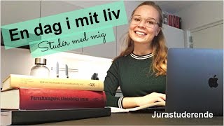 En dag i mit liv som jurastuderende  studér med mig [upl. by Urion]