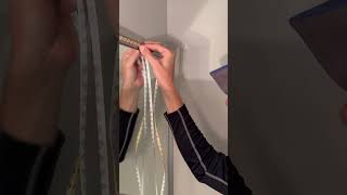 HOW TO INSTALL CUSTOM BATHROOM MIRROR LIGHTING  Fancy Hotel Lighting shorts [upl. by Emsoc]