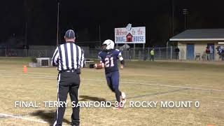 Rocky Mount at Terry Sanford football highlights [upl. by Joan]