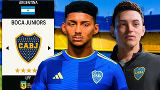 Reconstruyendo a Boca solo con La Cantera del FC 24 [upl. by Peterman]