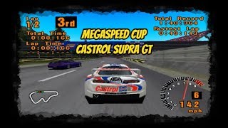 Gran turismo 1  Megaspeed Cup  R Castrol Supra GT [upl. by Scribner]