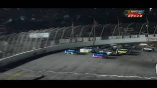 BIG Late model crash at Irwindale 1303110 Midnight [upl. by Longwood]