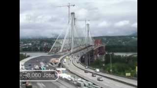 Port Mann Bridge Time Lapse [upl. by Bolger]