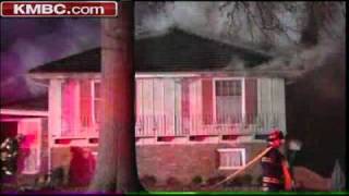 Fire Damages Leawood Home [upl. by Ococ459]