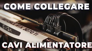 Come collegare cavi dellalimentatore del PC • Guida allassemblaggio [upl. by Monahan]