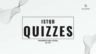 ISTQB FOUNDATION S1E5 [upl. by Kcirded894]