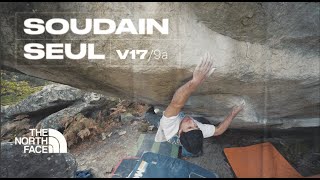 Bouldering in Fontainebleau Projecting the worlds third v17 [upl. by Gnouh]