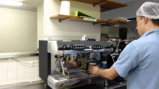 Traditional coffee machine installation at HMAS Waterhen Naval Base in Waverton NSW [upl. by Streeter]