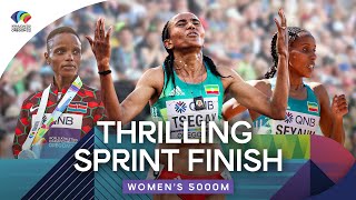 Womens 5000m Final  World Athletics Championships Oregon 2022 [upl. by Onaicram]