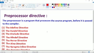 Preprocessor directive in C 39 [upl. by Ira187]