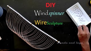 DIY Kinetic Wire Sculpture Wind spinnerKWS22 [upl. by Uriel]