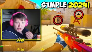 S1MPLE IS READY FOR 2024 PRO COMEBACK IN CS2 COUNTERSTRIKE 2 Twitch Clips [upl. by Theodore191]