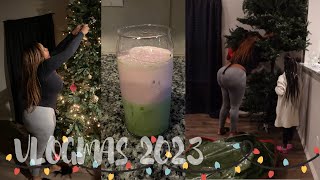 VLOGMAS 2023  The “STRUGGLE” Christmas Tree  Strawberry Matcha  Best Dress Pants  Shenna Lagail [upl. by Enilesor238]