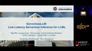 OSDI 24  ServerlessLLM LowLatency Serverless Inference for Large Language Models [upl. by Sileray892]