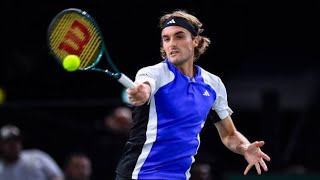 Tsitsipas v Tabilo Round 2 Highlights  Rolex Paris Masters 2024 [upl. by Yorgos836]