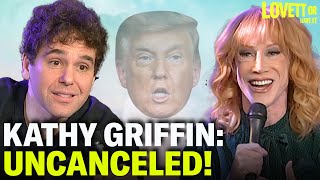 Kathy Griffin is Thriving After MAGA Trump Photo Outrage [upl. by Gorrono]