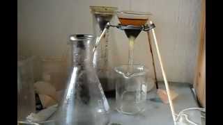 Filtering acidbase extraction [upl. by Nimra]