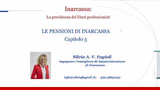 Capitolo 5  Le pensioni di Inarcassa [upl. by Alyehc591]