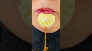 asmr LEMONFLAVORED MERINGUE eating sounds mukbang food eating asmr [upl. by Flore802]