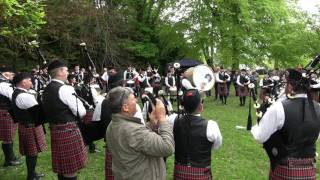 Bangor 2017  PSNI Pipe Band  Reel to the end [upl. by Icart664]