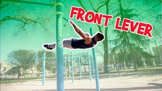 LOS 4 MEJORES EJERCICIOS PARA EL FRONT LEVER  CALISTENIA [upl. by Bruce]