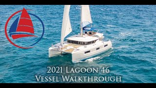 2021 Lagoon 46 Island Knights Vessel Walkthrough [upl. by Swirsky]