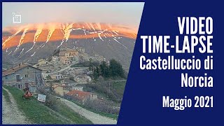 Timelapse Castelluccio di Norcia  Maggio 2021 [upl. by Adran519]