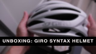 UNBOXING VIDEO  GIRO SYNTAX HELMET 🚲 [upl. by Chaffinch]