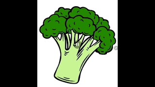 90  do you know about BROCOLI lets learn and color [upl. by Laure]