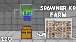 Mob SPAWNER XP farm for Minecraft Bedrock 120 [upl. by Ordnassela]