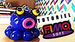 Tuto Fimo  Porteclef poulpe kawaïKeychain octopus kawaï  FacileEasy [upl. by Sosthina]