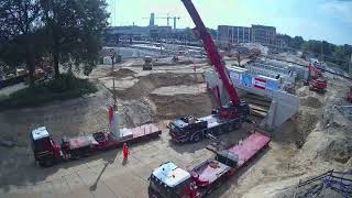 Timelapse Westtunnel station EdeWageningen [upl. by Atinet]