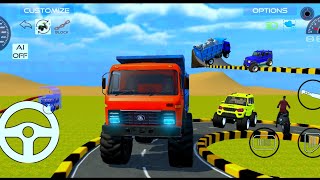 Driver JCB and Damper 💥 damper jcb truck driving Gmaeplay [upl. by Knorring]