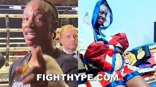 CLARESSA SHIELDS IMMEDIATELY AFTER BEATING SAVANNAH MARSHALL FLOSSES HISTORIC 3RD UNDISPUTED TITLES [upl. by Omari107]