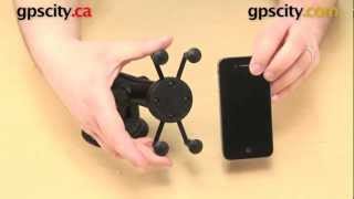 RAM Universal XGrip Locking Suction Cup Mount In Use RAMB166UN7U [upl. by Dorelle]