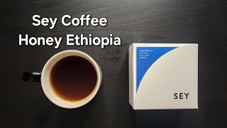 Sey Coffee Review Brooklyn New York Honey Ethiopia Bekele Belaychow [upl. by Jorrie83]